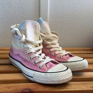 Converse Kids Sneakers - Pink and Cream